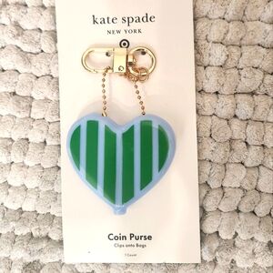 Kate Spade Heart Coin Purse Keychain